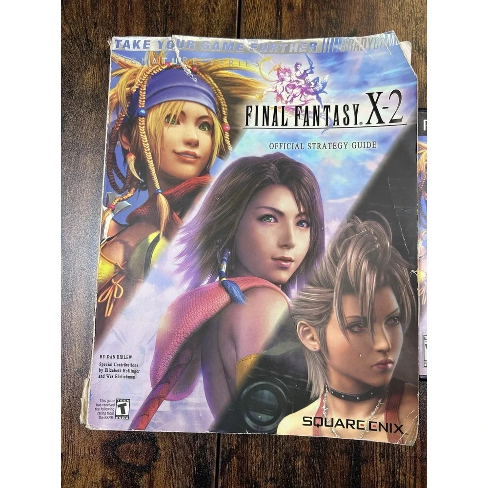 Final Fantasy X-2 PlayStation 2 PS2 FF 10-2 Complete CIB with Strategy Guide